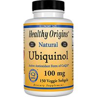 Ubiquinol 100mg Soy Free Non GMO (Vegetarian, Gluten Free), 150 Veggie Gels