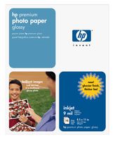 HP Premium Photo Paper, Glossy (15 Sheets, 8.5 x 11 Inches)