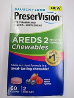 PreserVision AREDS 2 Eye Vitamin Chewables, Berry, 60 Tablets (Pack of 2)