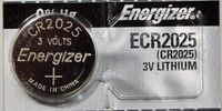 Energizer CR2025 ECR2025 Coin Cell Battery 1pc (Each)