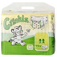 Crinklz Tab-Style Briefs Adult Printed Diapers, X-Large, Case/60 (4/15s)