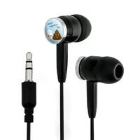 Poop Toilet Paper Funny Emoji Friends Novelty in-Ear Earbud Headphones - Black