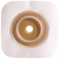 Natura® Stomahesive® Skin Barrier, Flexible Pre-Cut 4" x 4" Wafer, Tan, 1" Stoma, 1-3/4" Flange