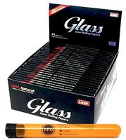 Glass Clear Rolling Papers King Size (24 Packs/Full Box) with Rolling Paper Depot XL KewlTube