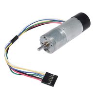 Encoder Metal Gearmotor 24V DC High Speed 300RPM Gear Motor with Encoder for Arduino and 3D Printers