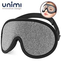 Sleep Mask,Unimi Eye Mask for Sleeping 3D Breathable Memory Foam Contoured Modular Nap/Travel/Shift Work Sleeping Mask,100% Lights Blockout Sleep Mask for Men Women, Soft Comfort Eye Shade Cover