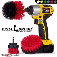 Drill Power Heavy Duty Stiff Bristle Scrub Brush Cleaning Kit