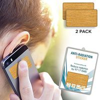 Anti EMF Radiation Protection Shield Stickers for Cell Phone, Laptops, Mobile Devices - Eliminates Radiative Wave and Prolongs Lifespan of Cellphone Battery - Pack of 2