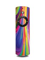 egeek amz Rainbow Feathers Painting Vinyl Sticker Decal Skin for Echo Remote
