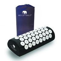 Bed of Nails Original Acupressure Pillow for Neck/Body Pain Treatment, Relaxation, Mindfulness, Black