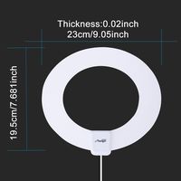 60 Miles White Oval Ring TV Antenna, Prestige high Definition Indoor HDTV Antenna, 16.4ft Coax Cable