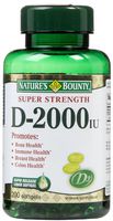 Nature's Bounty Vitamin D 2,000 IU Softgels