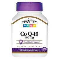 21st Century Co Q10 400 mg Veg Capsules, 30 Count