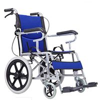 CHAIR Medical Rehab Chair, Wheelchair,Household Collapsible Safety Wheelchair, Elderly Disabled, Manual Wheelchair Trolley Soft Seat Wheelchair