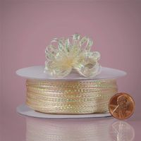 Ivory Mini Pull String Bows, 1/8" X 50yd