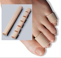 BELONG (14CM) Fabric+Gel Tube Cushion Corns and Calluses Orthopedics,Bunion Guard for Feet Care Bone Care Support