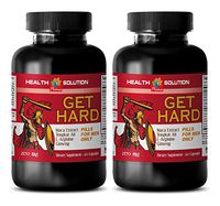 libido max - GET Hard - for Men ONLY - tongkat ali Root - 2 Bottles (120 Capsules)