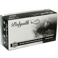 Shamrock 18012-M-bx Med Glove, Cheap, No Powder, Thin, Latex, Medium, Black