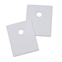 Yootop 20X25mm Ceramic Heatsink Insulator Pad for Transistor Heat Sink TO-3P TO-247 TO-220 Pack of 100