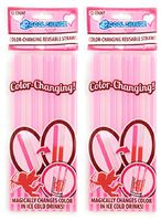 Cool Change Valentine Straws - 2 packages