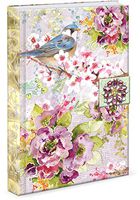 Punch Studio, Chinoiserie Garden, Brooch Journal, 104 full-colored lined sheets