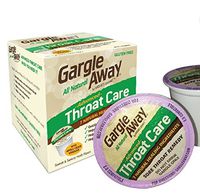 Gargle Away by Nature's Jeannie - Natural Sore Throat Remedy, Vocal Care, Mucus Relief, Cough Suppressant for Adults in K-Cups