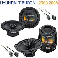 Compatible with Hyundai Tiburon 2003-2008 OEM Speaker Replacement Harmony R65 R69 Package
