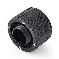 Bitspower G1/ 4 Inch Thread Inner Diameter 3/8 Inch Outer Diameter for 5/8 Inch Tube CC 3 Compression Fitting Royal Blue