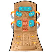 Socean-Massage mattress - Multi-Function Heated Massage Mattress, Suitable for Elderly/sedentary Electric Massager Cushion.