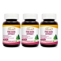 Lovita Pine Bark Extract, 150mg, 95% OPCs, 60 Vegetarian Capsules (Pack of 3)