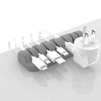 Yocice Weighted Cable Management Cable Organizer Cord Holder Wire Organizer with Strong Adhesive Tapes (Grey- CR04)