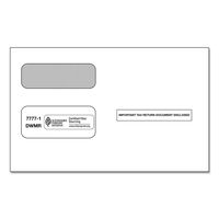 ComplyRight 1095CENV Double-Window Envelope for Form 1095-C Portrait Employee Copy, Moisture/Gum Seal, Pack of 100