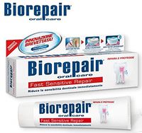 4pcs biorepair fast sensitive toothpaste 75ml (pack of four) protect & REPAIR from acid erosion and plaque safe for whole family by Biorepair