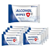Durable 75% Alcohol Disinfection Wipes Wet Wipes Cleansing Cloths Great for Eyeglasses, Tablets, Camera Lenses, Screens, Keyboards and Other Delicate Surfaces,100pcs