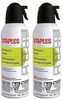 Staples Electronics Duster, 10 oz, 2 Pack (SPL10ENFR)