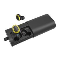 Bluetooth Earbuds,Xunpuls Bluetooth 5.0 True Wireless Earbuds 110H Playtime 3D Stereo Sound Wireless Earbuds Built-in Microphone and 2200mAh Charging Case for Cell Phone (Black)