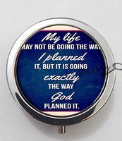 BlackKey My Life May Not Be Going the Way I Planned it 3-Compartment Decorative Pocket Gift Box Case Organizer for Pill, Color 1 -1090