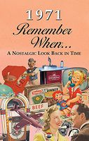 1971 REMEMBER WHEN CELEBRATION KARDLET: Birthdays, Anniversaries, Reunions, Homecomings, Client & Corporate Gifts