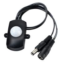 Mini Pir Motion Sensor Switch，Zoyce DC 5V-24V Mini 4A PIR Infrared Motion Sensor Detector Switch for LED Strip