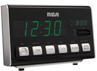 RCA RC10 AM/FM Alarm Clock Radio (Black)
