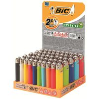 BIC LIGHTER 2" MINI SIZE ASSORTED COLORS PACK OF 50