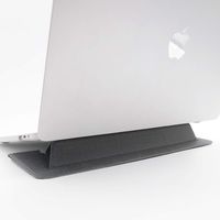 SenseAGE Universal Ultra Lite Flat Stand for Laptop, Laptop Stand, Portable Stand, Notebook Pad, MacBook Stand- Dark Gray