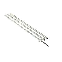 LEE'S TACKLE MX8718CR / Lee039;s 18.5039; Bright Silver Pole w/Black Spike Step Tube 1.5"