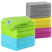 MR.SIGA Microfiber Cleaning Cloth, All-Purpose Cleaning Towels, Pack of 50, Size 11.8 x 11.8 in