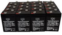 SPS Brand 6V 4.5Ah Replacement Battery for ML4-6 6V 4.5AH APC AP200 (16 Pack)