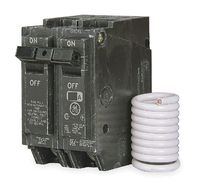 GE THQL21WY20 Plug-In Mount Type THQL Molded Case Circuit Breaker 2-Pole 20 Amp 120/240 Volt AC