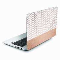 Skinit Decal Laptop Skin for Envy TouchSmart 15.6in - Officially Licensed Originally Designed Rose Gold Herringbone Design