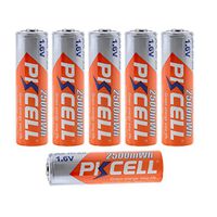 1.6V Rechargeable aa AAA Size Batteries 1.6v Ni-Zn Batteries Count (AA 6Pcs)