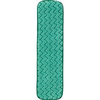 Rubbermaid Commercial FGQ42400GR00 HYGEN Microfiber Hall Dust Mop Pad, Dry, Single-Sided, 24-inch, Green