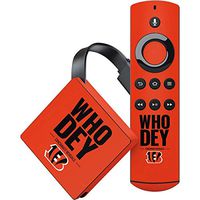 Skinit Decal Audio Skin for Amazon Fire TV - Officially Licensed NFL Cincinnati Bengals Team Motto Design